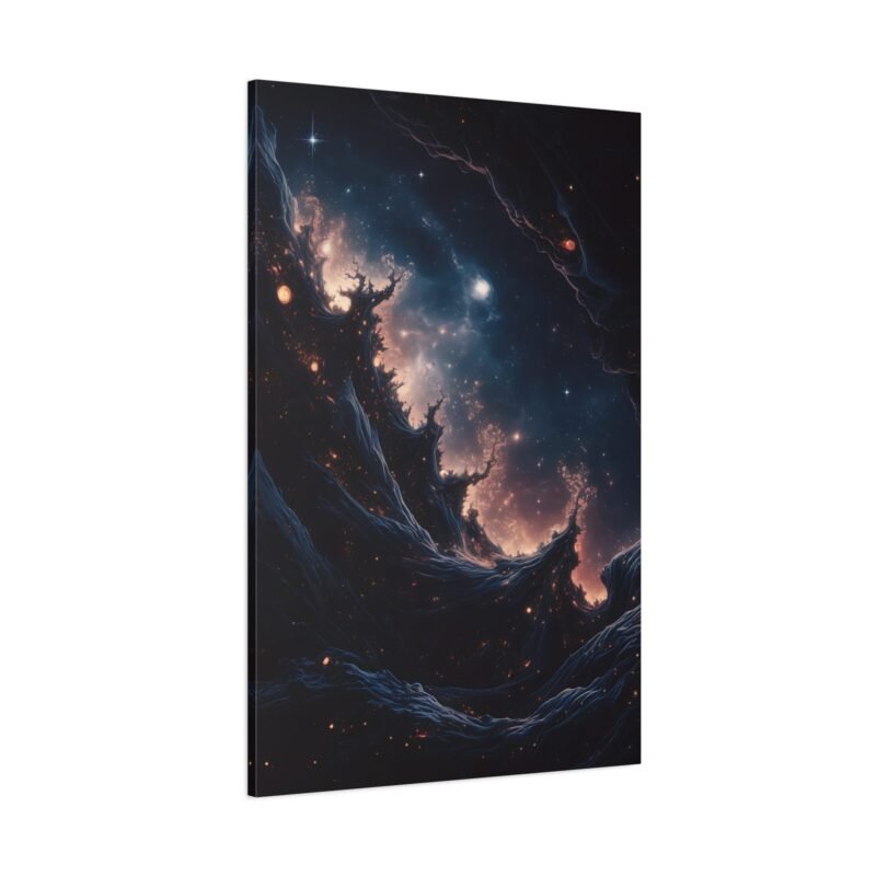 10428755461750590926_2048.jpeg Galactic Wall Art - Matte Canvas Print of Cosmic Landscape