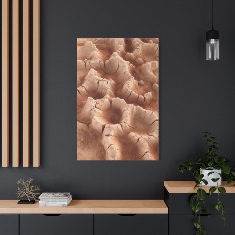 Desert Landscape Canvas Art - Stretched Matte Print