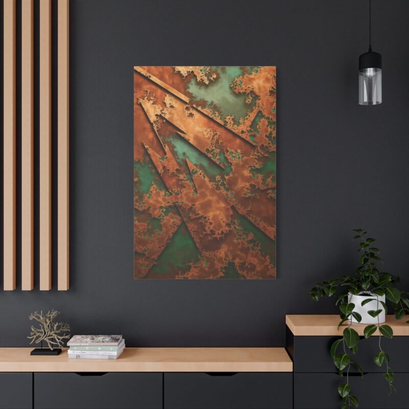 15589732297337215529_2048.jpeg Rustic Abstract Matte Canvas Wall Art - Perfect for Home Decor