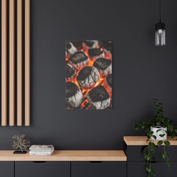 Stylish Grill Art Canvas Print - Charcoal Fire Decor - Image 16
