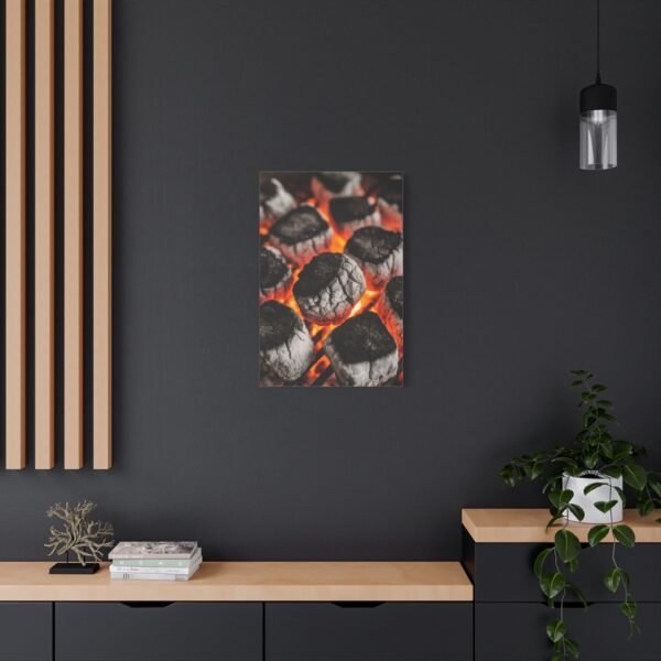 Stylish Grill Art Canvas Print - Charcoal Fire Decor - Image 12