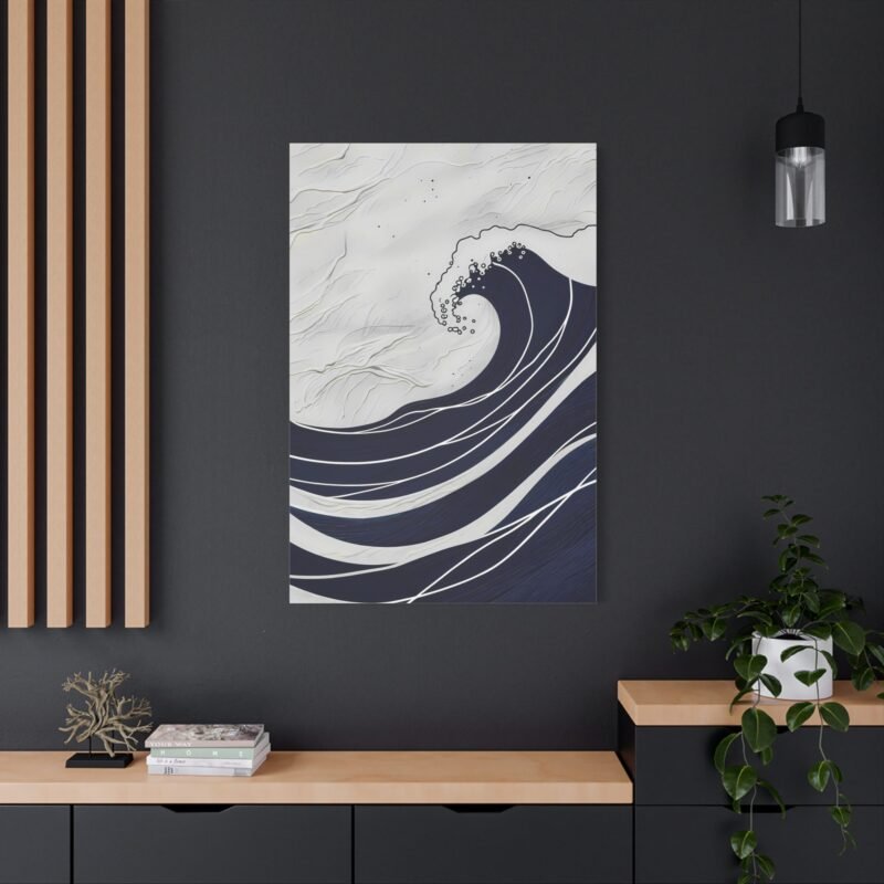 18367870532842946557_2048.jpeg Ocean Wave Canvas Art Print - Stretched Matte Wall Decor