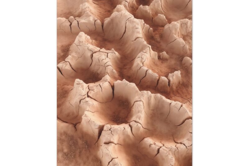 Desert Landscape Canvas Art - Stretched Matte Print