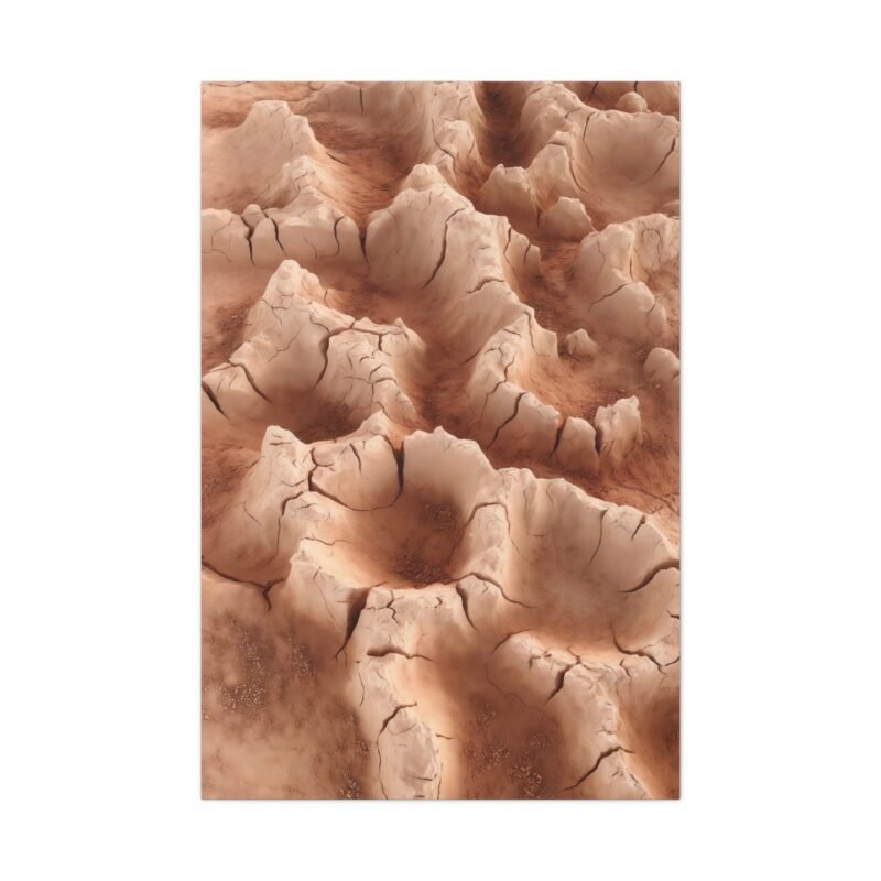 Desert Landscape Canvas Art - Stretched Matte Print