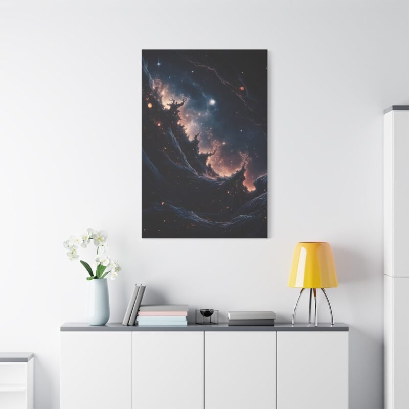 2670846770279169612_2048.jpeg Galactic Wall Art - Matte Canvas Print of Cosmic Landscape