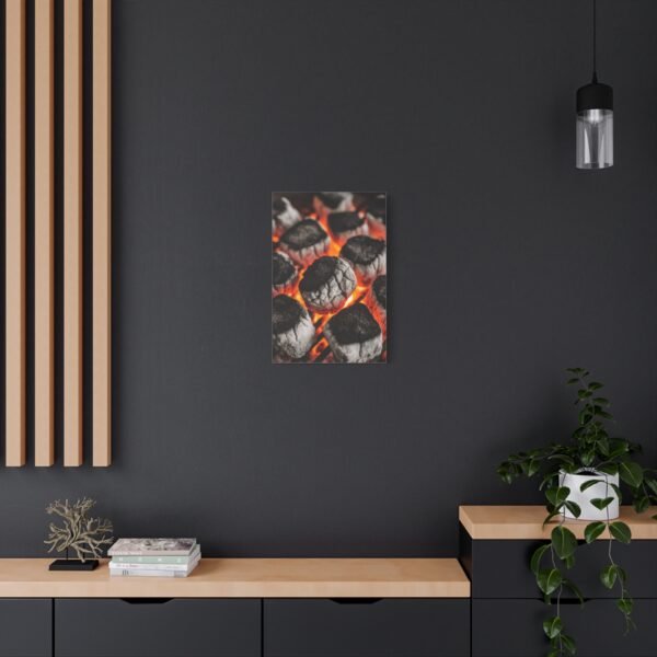 Stylish Grill Art Canvas Print - Charcoal Fire Decor - Image 8