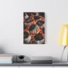Stylish Grill Art Canvas Print - Charcoal Fire Decor