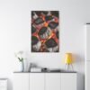 Stylish Grill Art Canvas Print - Charcoal Fire Decor