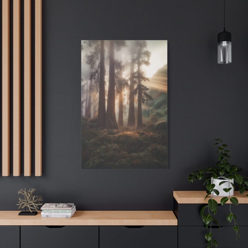 765. Rolling Fog Over an Enchanted Redwood Forest