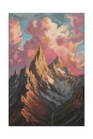 792. Golden Peaks Emerging From Cloud Layers