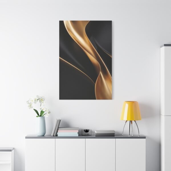 600. Abstract Gold Leaf Streaks - Image 3