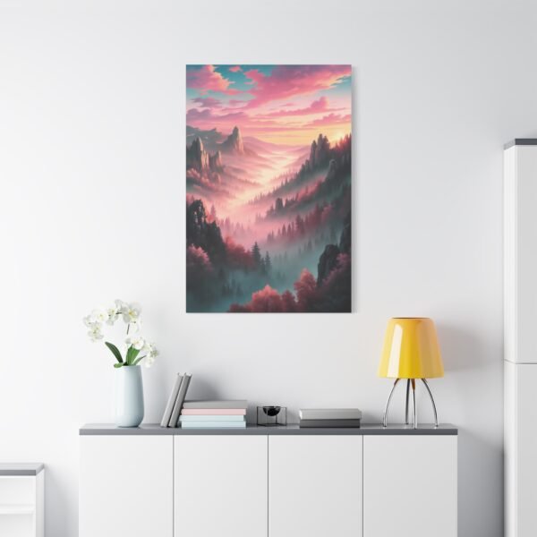 682. Golden Horizon Over Misty Valleys - Image 3