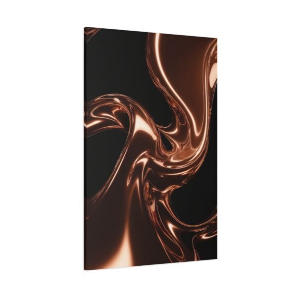723. Molten Copper Flow Over Obsidian - Image 2