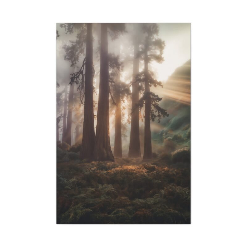 765. Rolling Fog Over an Enchanted Redwood Forest