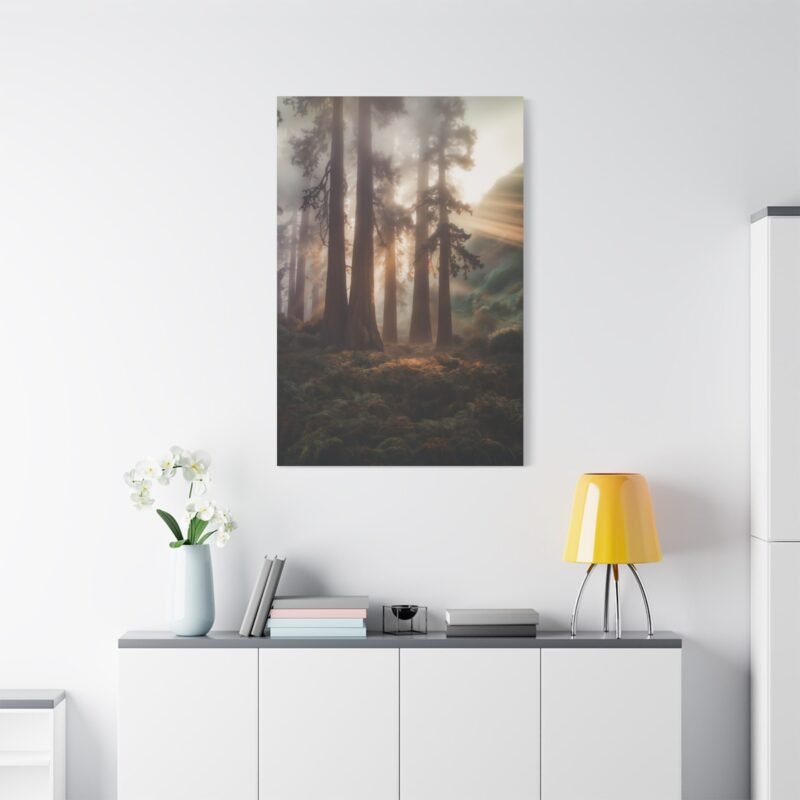 765. Rolling Fog Over an Enchanted Redwood Forest