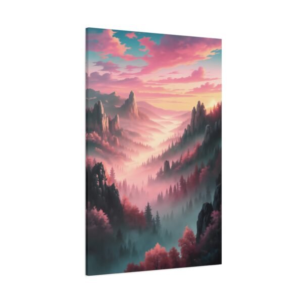 682. Golden Horizon Over Misty Valleys - Image 2