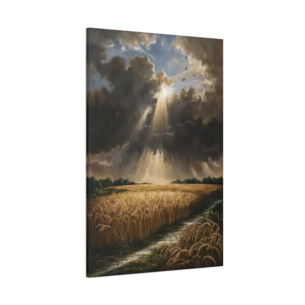 838. Storm Breaking Over a Wheatfield - Image 2
