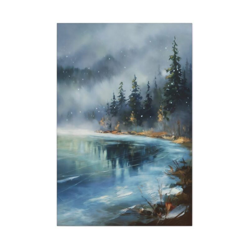 14438497603866916692_2048.jpeg 721. Serene Snowfall Over a Frozen Lake