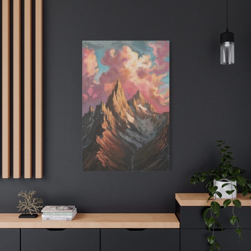 792. Golden Peaks Emerging From Cloud Layers