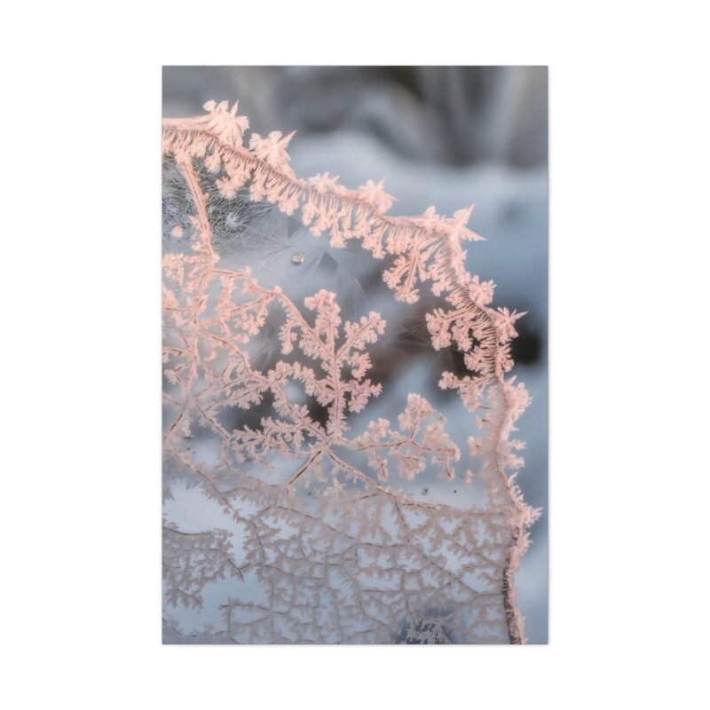 740. Delicate Frost Patterns on Window Glass