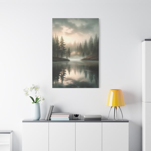 734. Ethereal Fog Over a Quiet Lake - Image 3