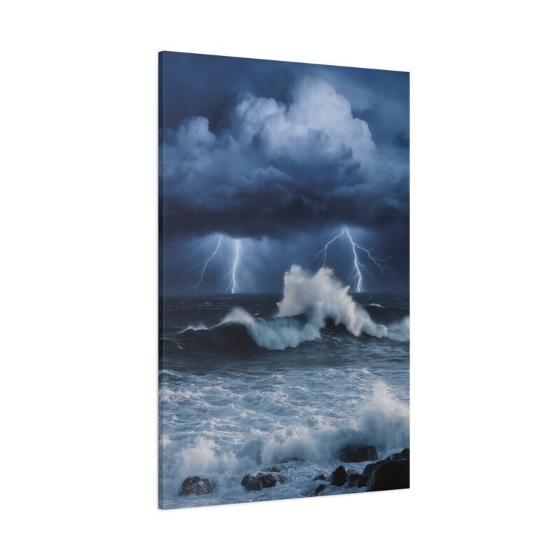 756. Storm Over the Open Ocean Horizon