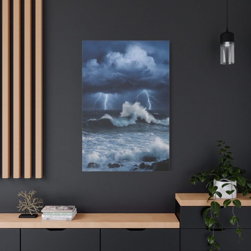 756. Storm Over the Open Ocean Horizon