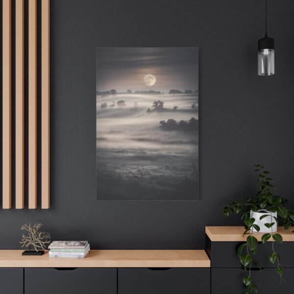 815. Moonrise Over Rolling Fog Fields - Image 4