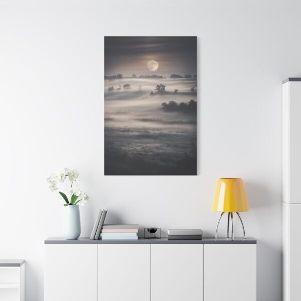 815. Moonrise Over Rolling Fog Fields - Image 3
