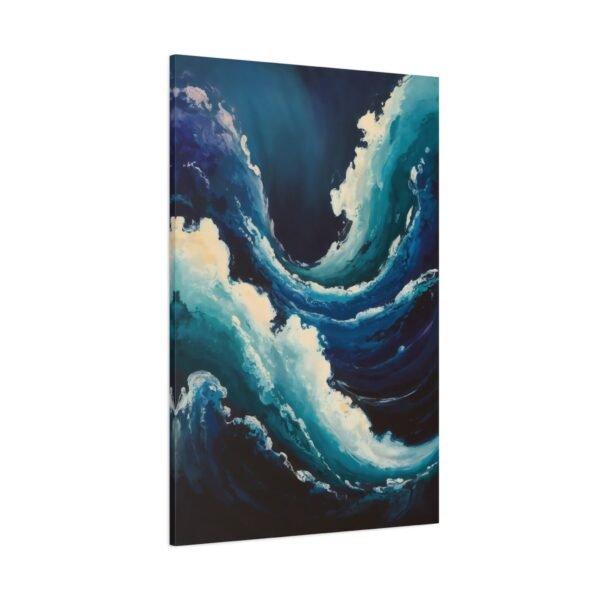 670. Abstract Sapphire Ocean Currents - Image 2