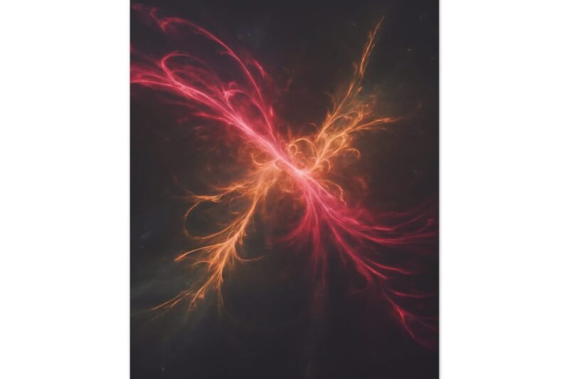 806. Crimson and Gold Nebula Explosion