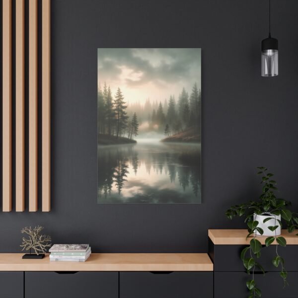 734. Ethereal Fog Over a Quiet Lake - Image 4