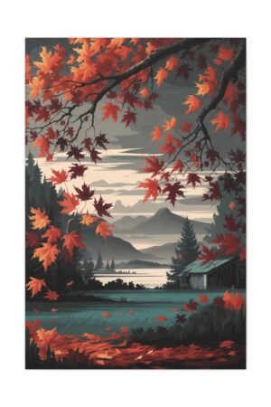 795. Autumn Wind Through Copper Maple Leaves