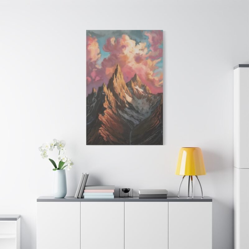 792. Golden Peaks Emerging From Cloud Layers