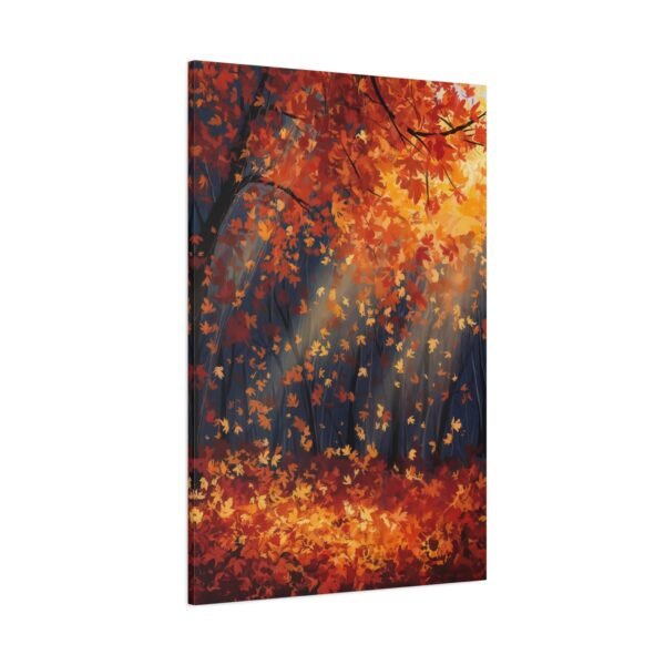 858. Autumn Canopy With Leaves in Freefall - Image 2