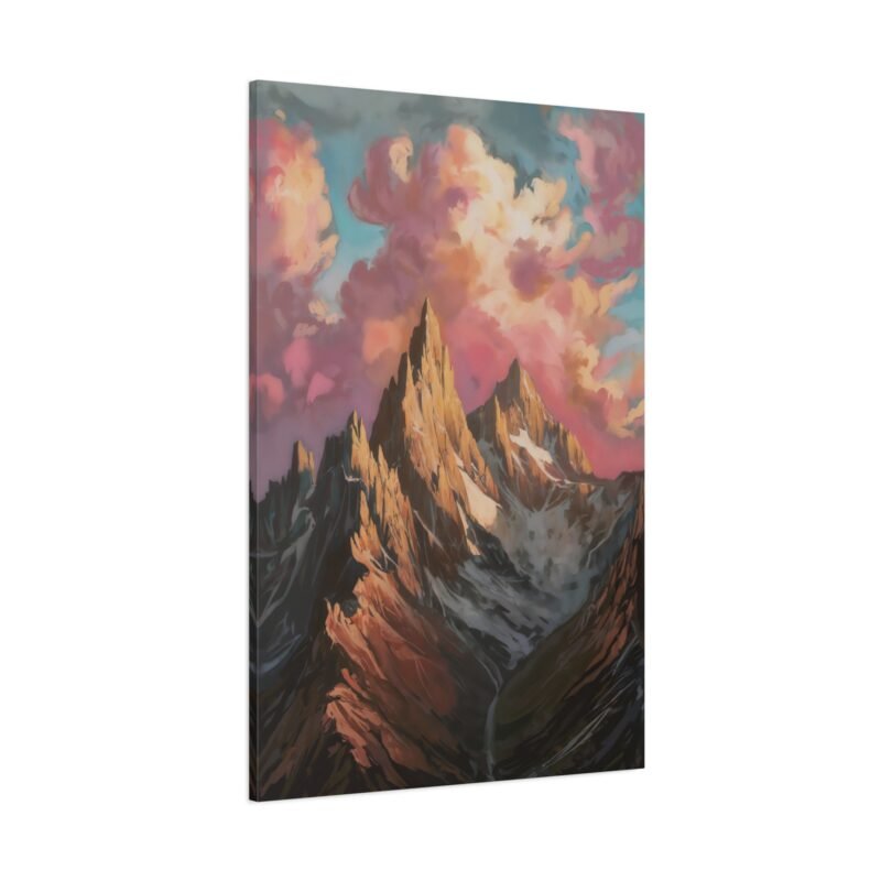 792. Golden Peaks Emerging From Cloud Layers