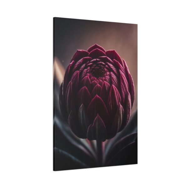 843. Crimson Bloom in Velvet Shadows - Image 2
