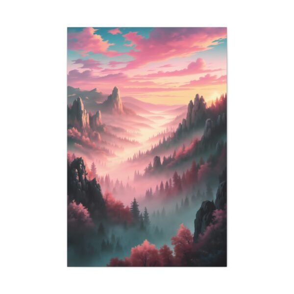 682. Golden Horizon Over Misty Valleys