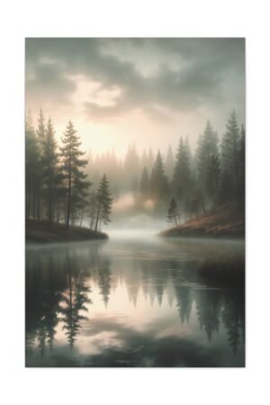 734. Ethereal Fog Over a Quiet Lake