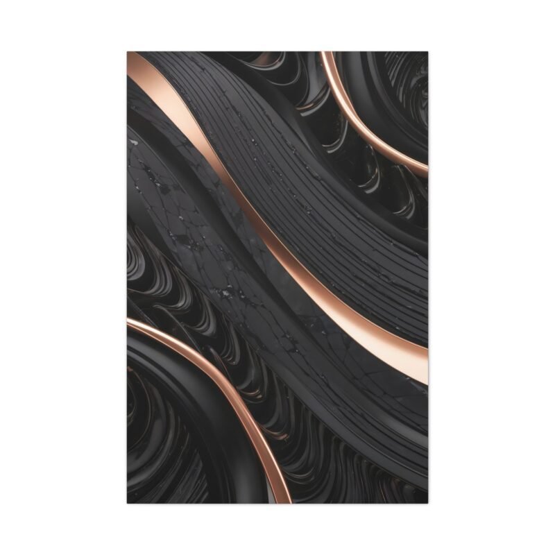 9917693560762391827_2048.jpeg 835. Abstract Onyx and Rose Gold Flow