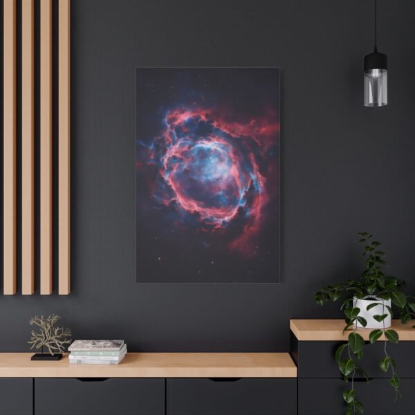 865. Crimson and Indigo Nebula Exploding in Deep Space - Image 4