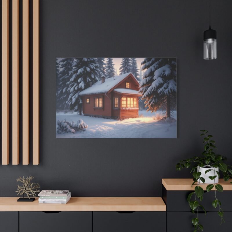 1018. Secluded Winter Cabin