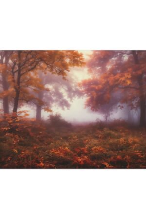 1011. Misty Autumn Woods