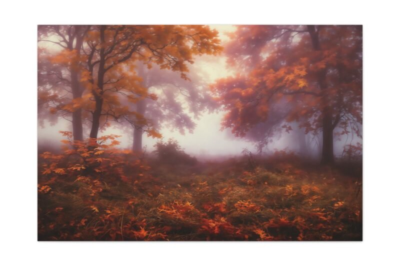 1011. Misty Autumn Woods