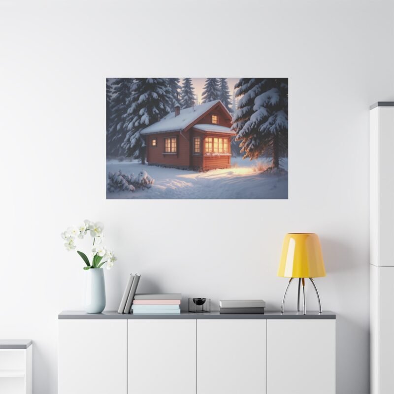 1018. Secluded Winter Cabin