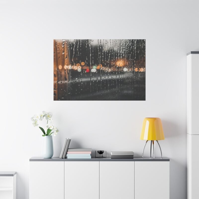 1010. Silver Rain on Glass